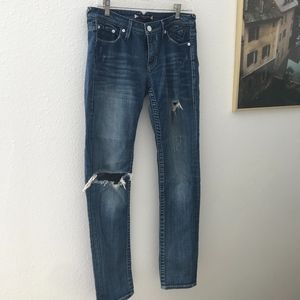 VIGOSS SKINNY RIPPED JEANS